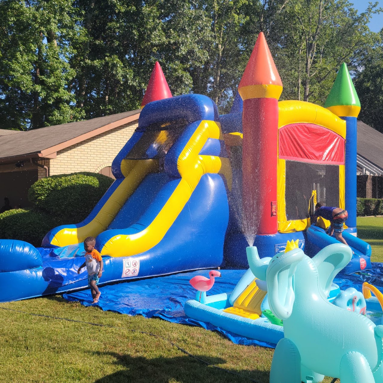 Bleu Party Avenue celebration setup